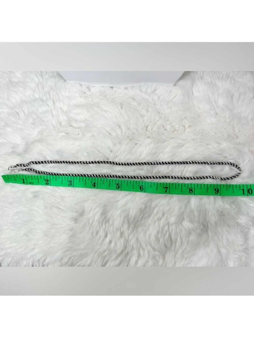 925 Rope “ Snake “ Chain 20” Length - Picture 3 of 4